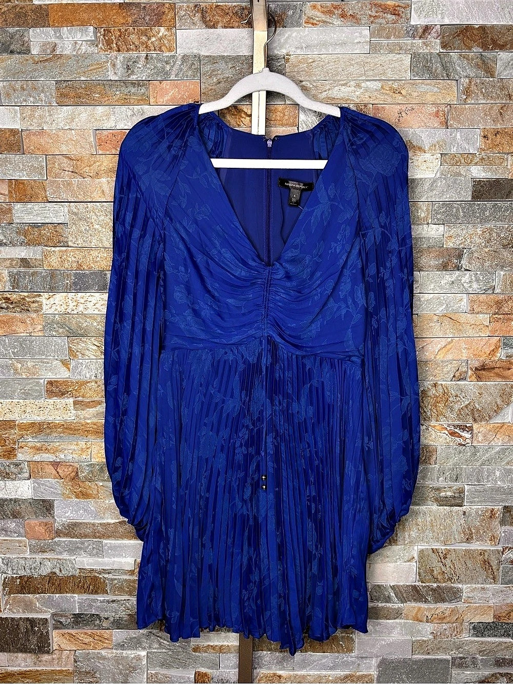 Banana Republic Blue Floral Mini Dress Size 6 NWT